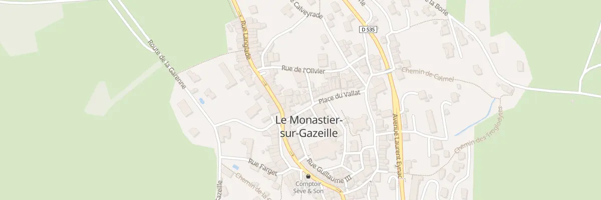 Plan du 7 Mte Saint-chaffre au Monastier-sur-Gazeille