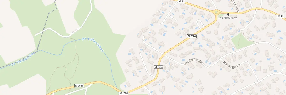 Plan du 26B Rue des Arbousiers à Sussargues