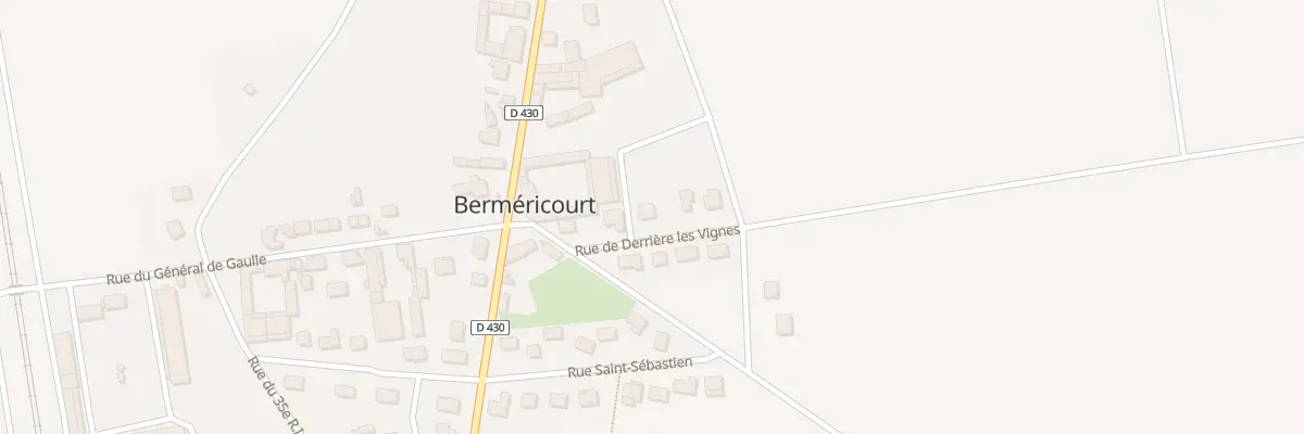 Plan du 5 Rue de Derriere les Vignes à Berméricourt