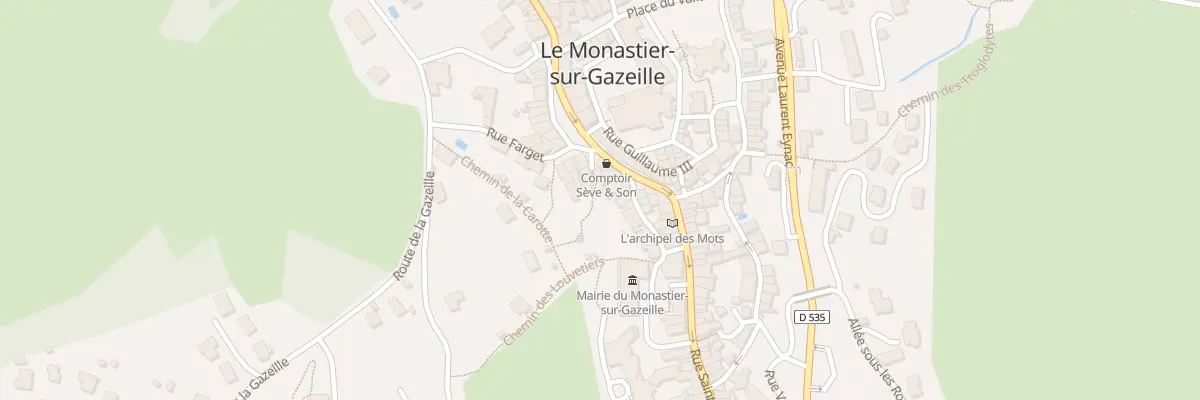 Plan du 10 Rue Saint - Pierre au Monastier-sur-Gazeille
