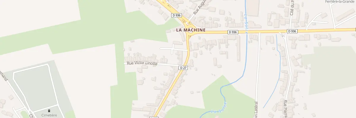 Plan du 109 Rue du Général de Gaulle à Ferrière-la-Grande