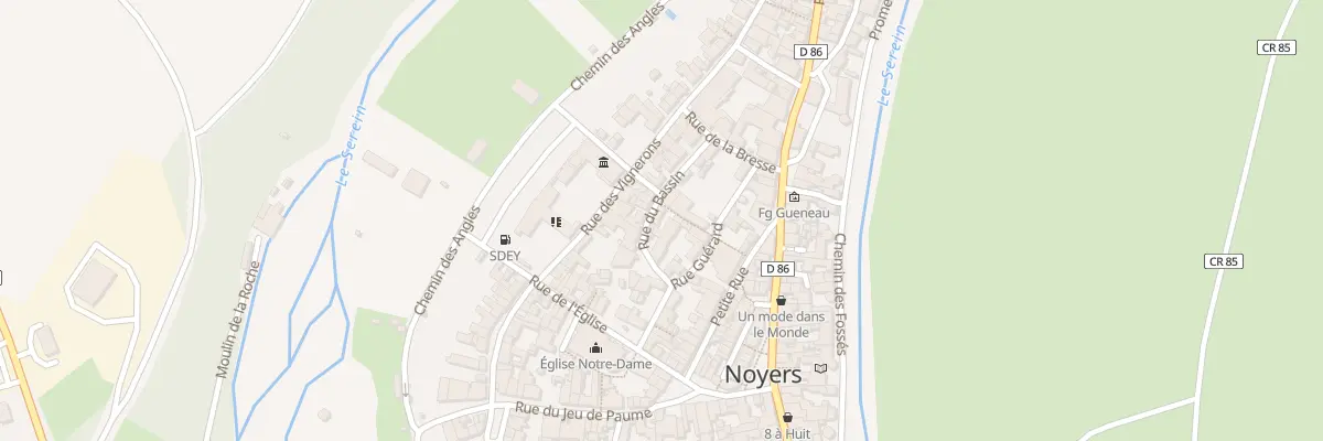 Plan du 5 Rue du Bassin à Noyers