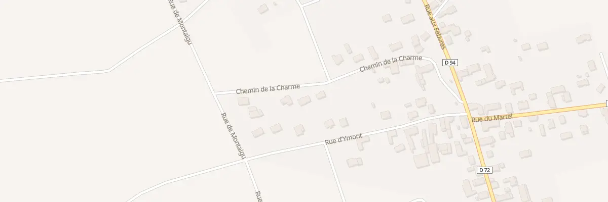 Plan du 295 Che de la Charme à Souligny