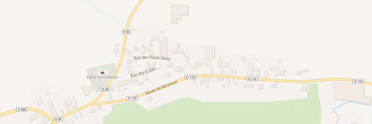 Plan du 7 Rue des Hauts Vents à Vigneux-Hocquet
