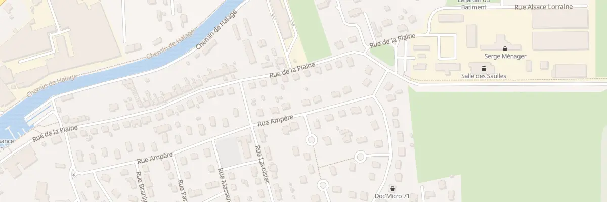 Plan du 35 Rue Ampère à Digoin