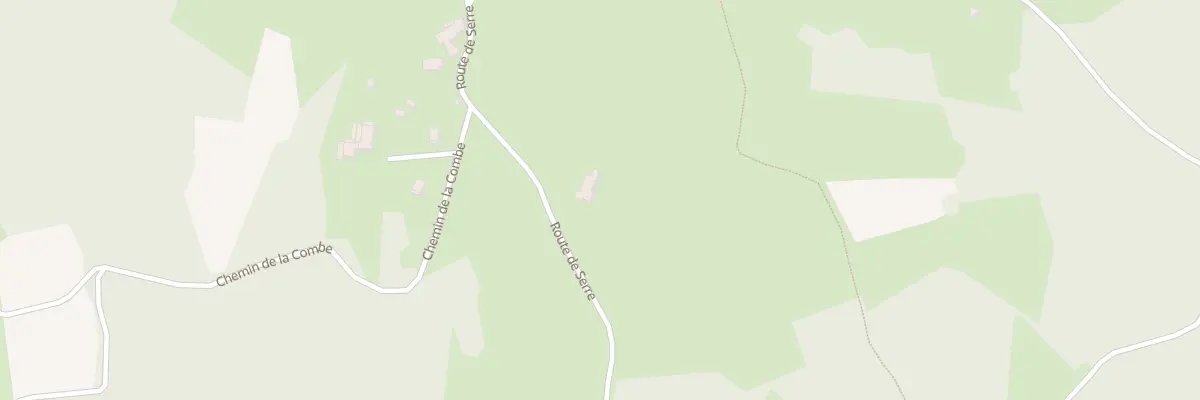Plan du 1400 Rte de Serre à Apinac