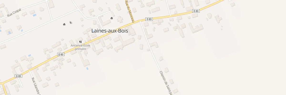 Plan du 3B Che de Saint Jacques à Laines-aux-Bois