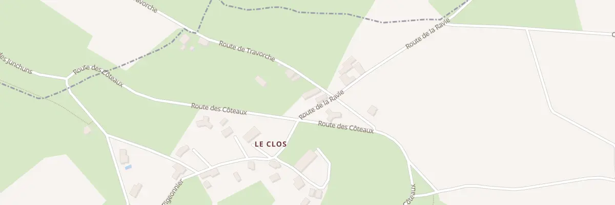 Plan du 3 Rte de la Ravie à Trelins
