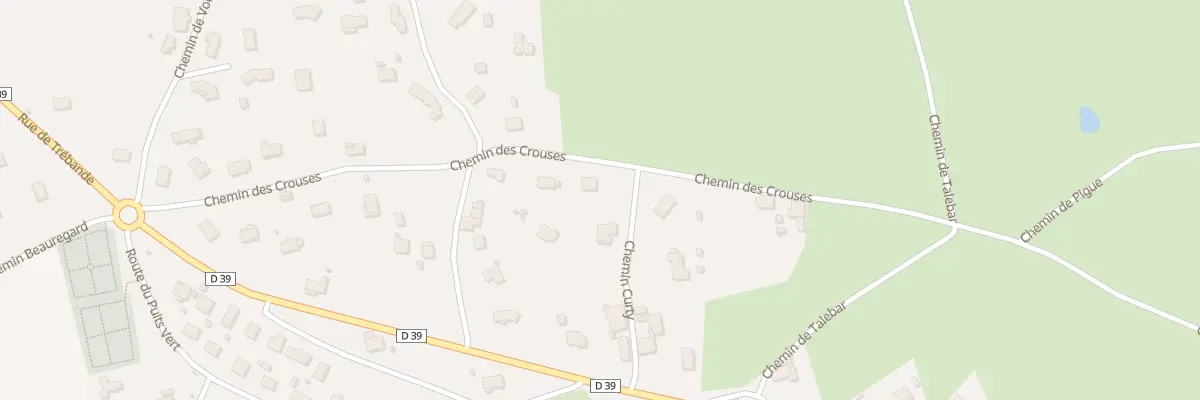 Plan du 414 Chem des Crouses à Saint-Romain-la-Motte