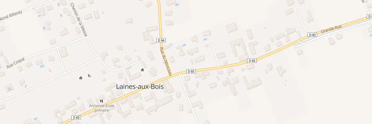 Plan du 17 Gr Grande Rue à Laines-aux-Bois
