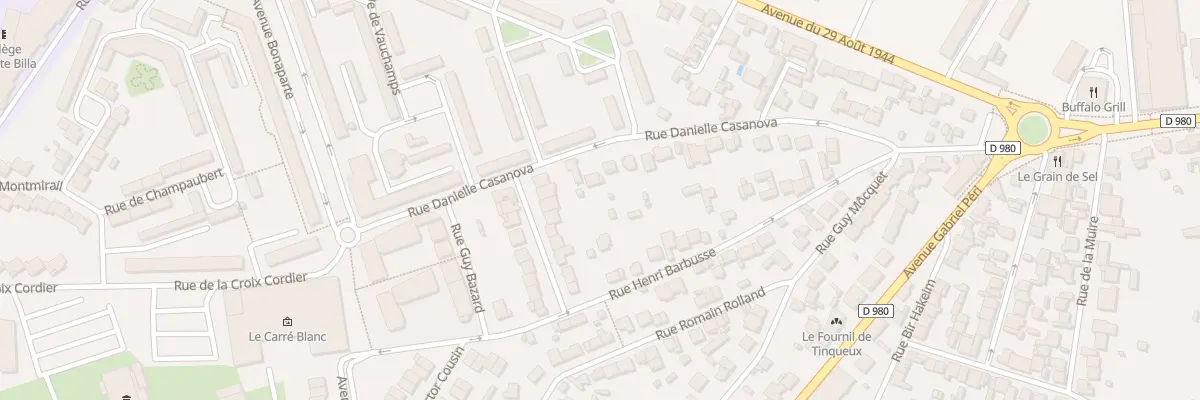 Plan du 27B Rue Daniele Casanova à Tinqueux