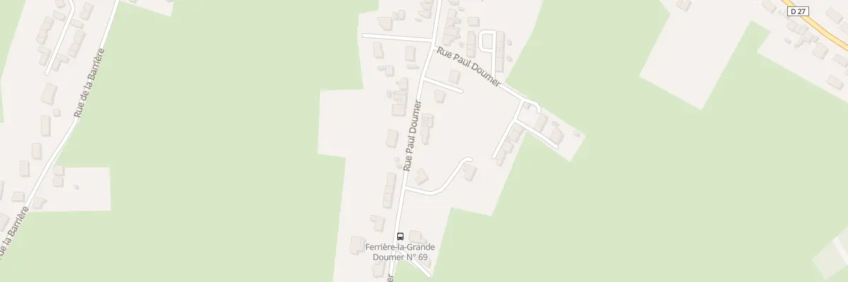 Plan du 59 Rue Paul Doumer à Ferrière-la-Grande