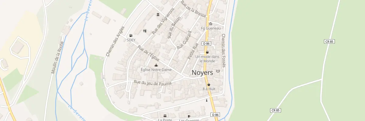Plan du 10 Petite Rue à Noyers