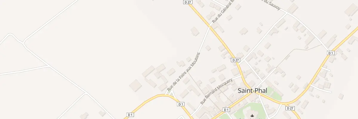 Plan du 8 Rue de la Foire aux Moutons à Saint-Phal