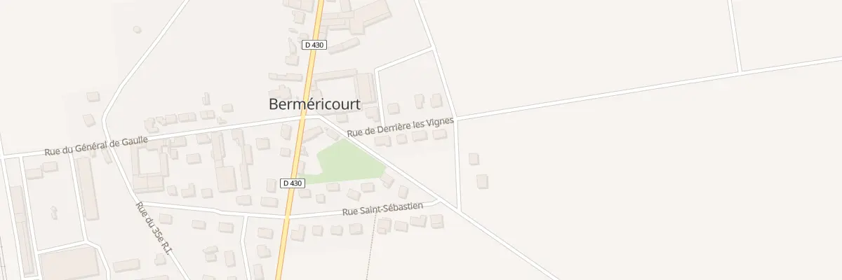 Plan du 6 Rue de Derriere les Vignes à Berméricourt