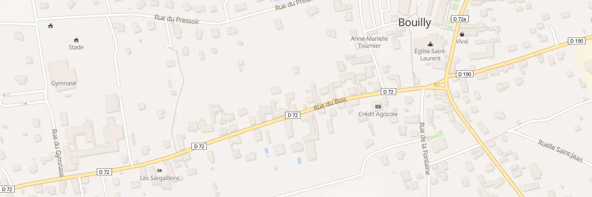 Plan du 18 Rue du Bois à Bouilly