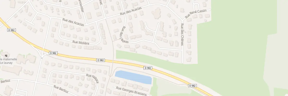 Plan du 16 Rue des Cèdres à Digoin