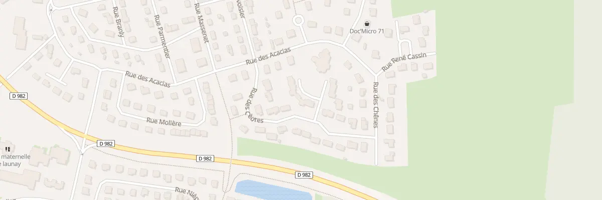 Plan du 15 Rue des Cèdres à Digoin