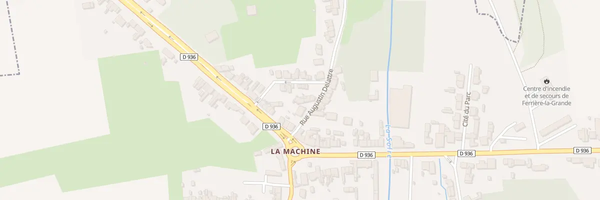 Plan du 3 Rue Augustin Delattre à Ferrière-la-Grande