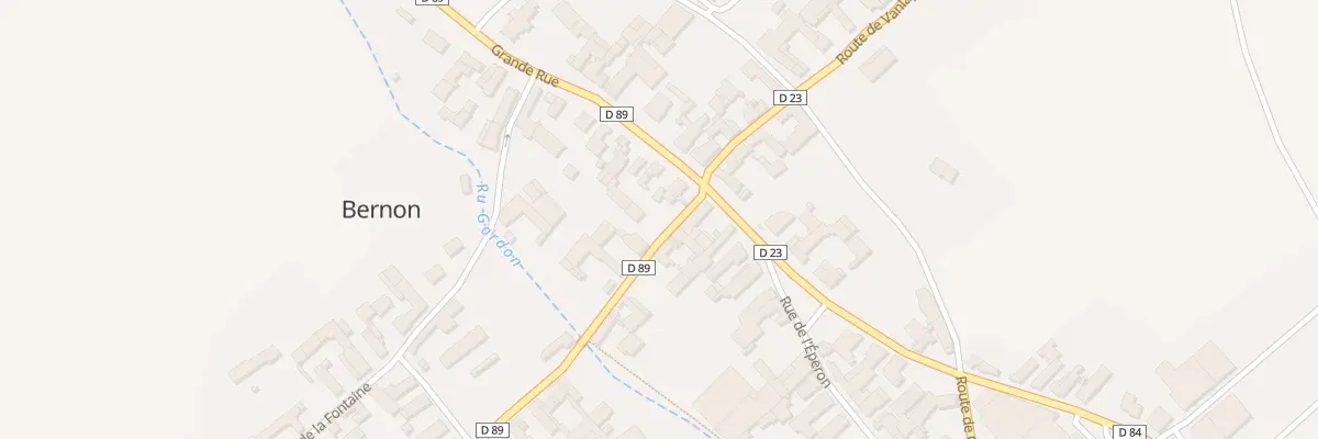 Plan du 2 Rue du Pont à Bernon