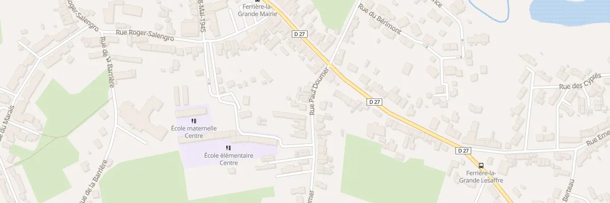 Plan du 16 Rue Paul Doumer à Ferrière-la-Grande