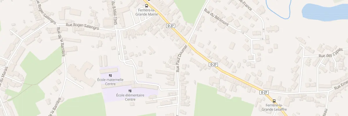 Plan du 10 Rue Paul Doumer à Ferrière-la-Grande