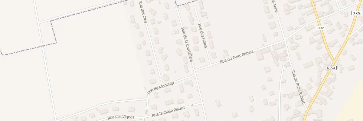 Plan du 3 Rue de la Cordelière à Bouilly