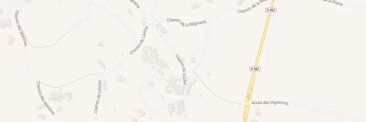 Plan du 328 Che du Soulier à Tornac