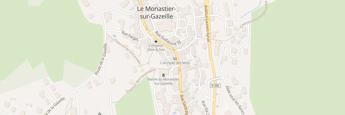 Plan du 18 Rue Saint - Pierre au Monastier-sur-Gazeille