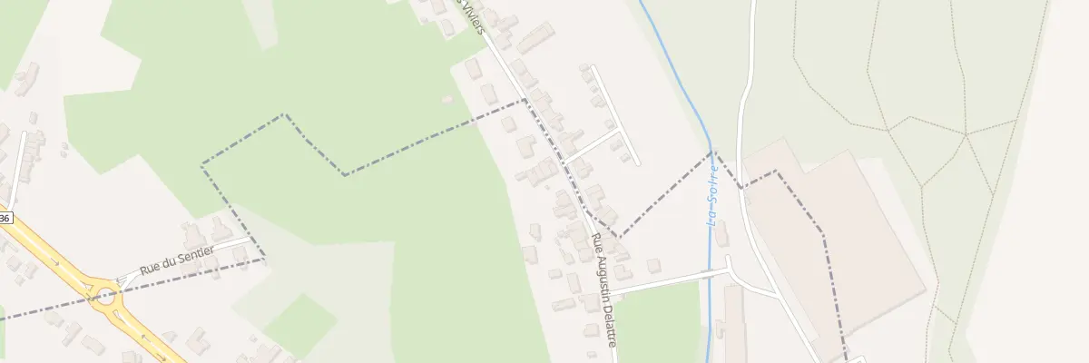 Plan du 55 Rue Augustin Delattre à Ferrière-la-Grande