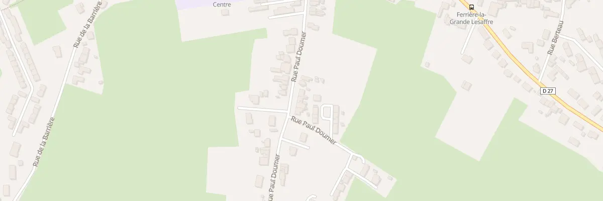 Plan du 35 Rue Paul Doumer à Ferrière-la-Grande