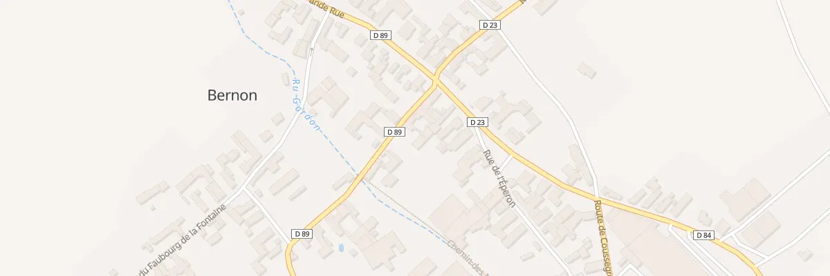 Plan du 3 Rue du Pont à Bernon