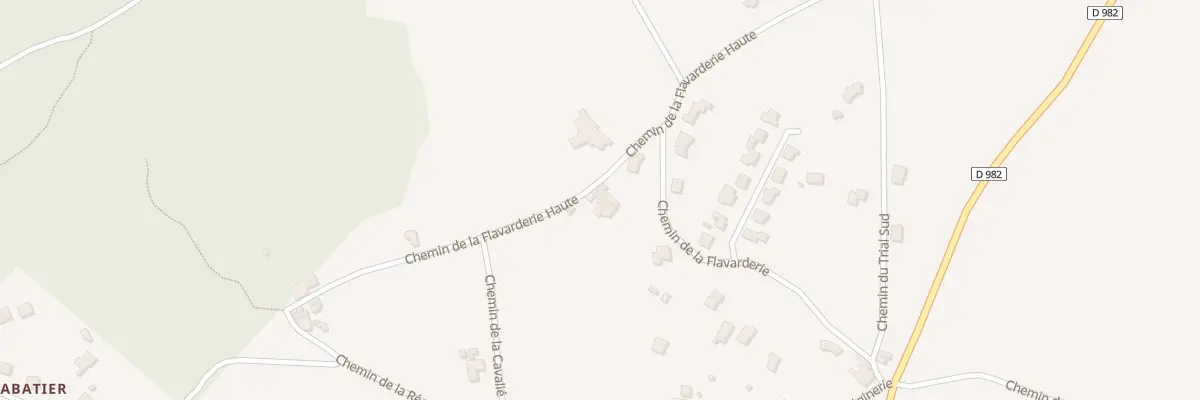 Plan du 289B Che de la Flavarderie Hte à Tornac