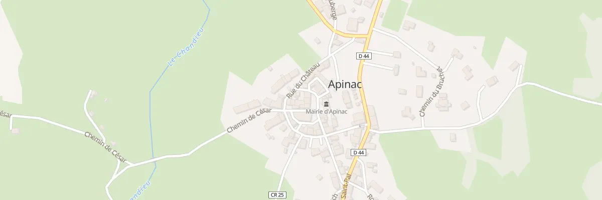 Plan du 135 Rue du Château à Apinac