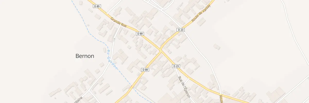 Plan du 24 Rue Grande Rue à Bernon