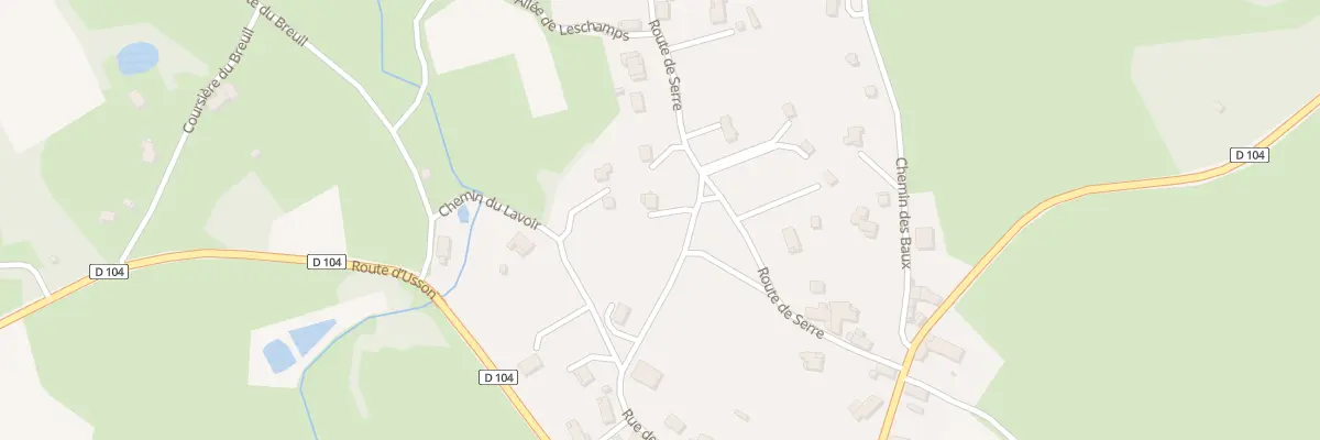 Plan du 399 Rue de la Bourgeat à Apinac