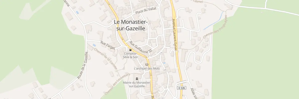Plan du 3 Rue guillaume III au Monastier-sur-Gazeille