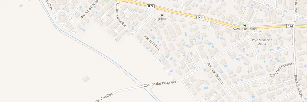 Plan du 178 Rue de la Tride à Mauguio