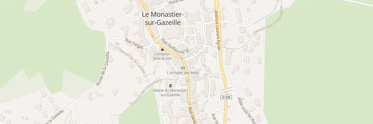 Plan du 21 Rue Saint - Pierre au Monastier-sur-Gazeille
