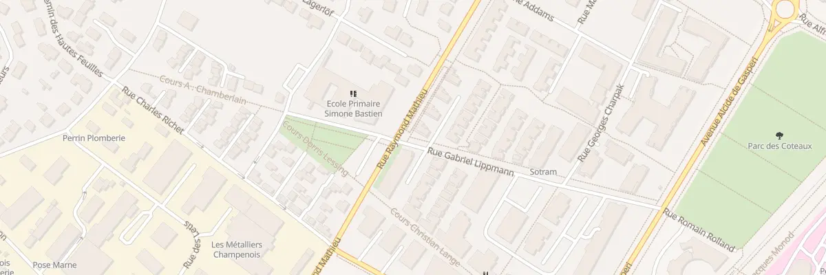 Plan du 200 Rue Raymond Mathieu à Bezannes