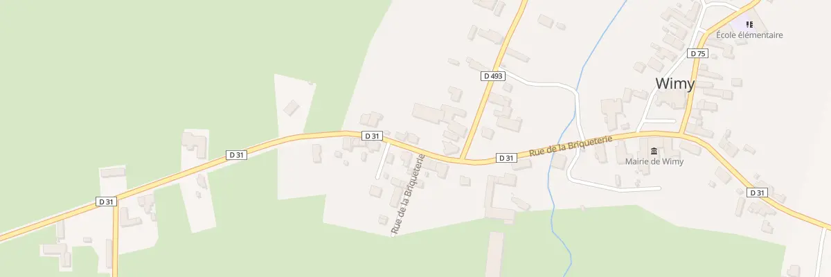 Plan du 6 Rue de la Briqueterie à Wimy