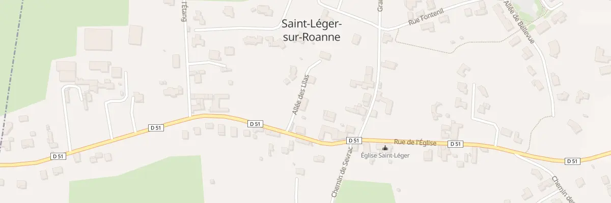 Plan du 46 All des Lilas à Saint-Léger-sur-Roanne