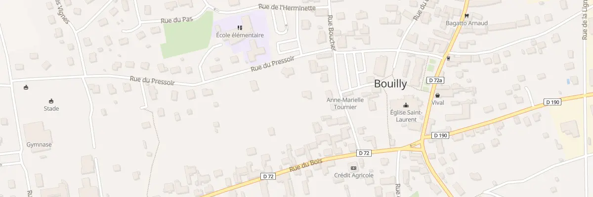 Plan du 7 Rue Boucher à Bouilly