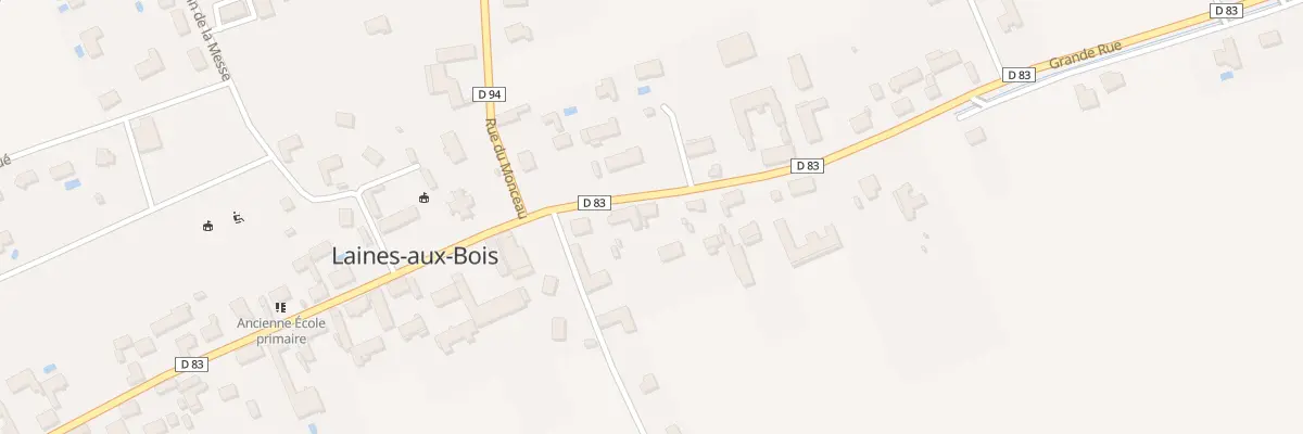 Plan du 10 Gr Grande Rue à Laines-aux-Bois