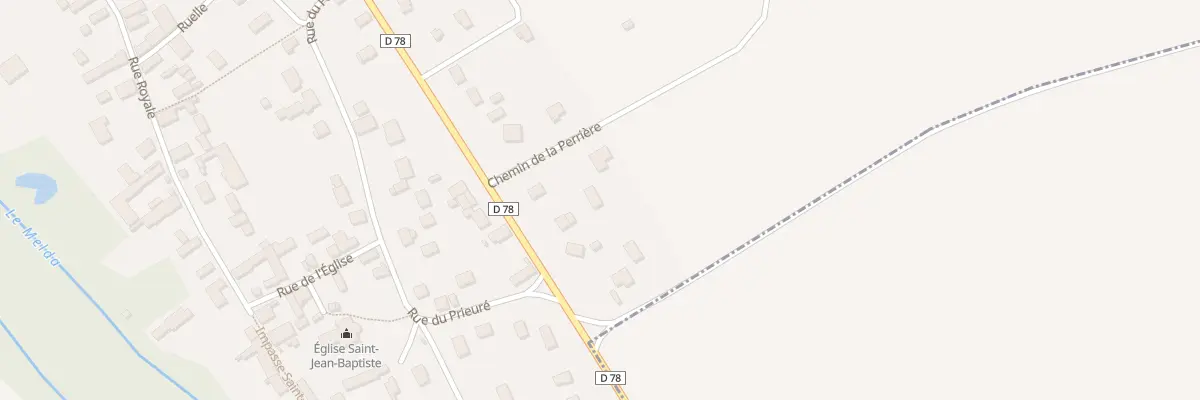 Plan du 4 Che de la Perriere à Villacerf