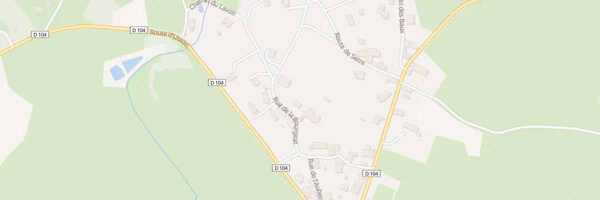 Plan du 200 Rue de la Bourgeat à Apinac