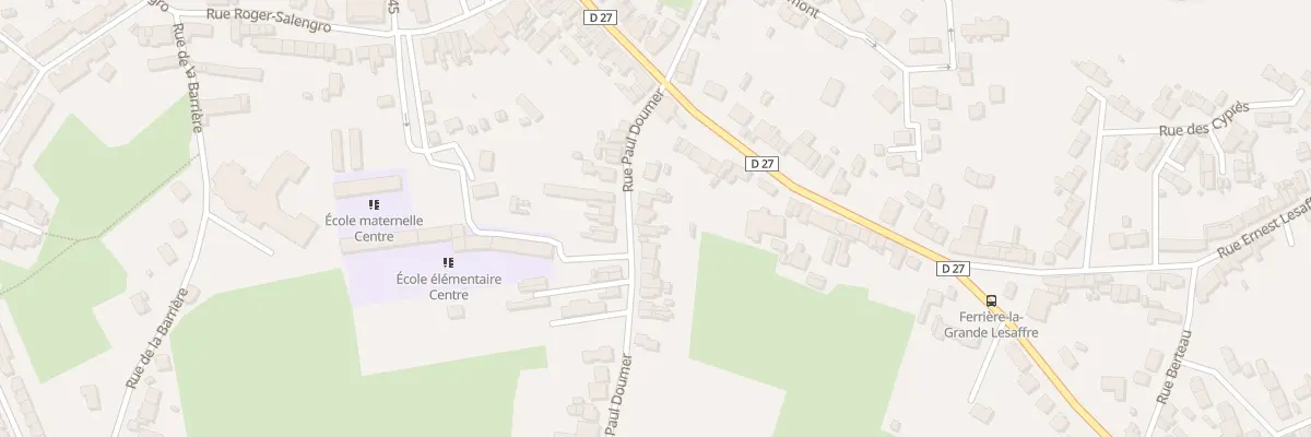Plan du 7 Rue Paul Doumer à Ferrière-la-Grande