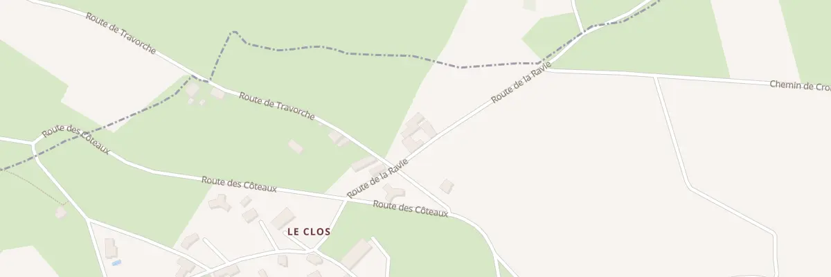 Plan du 11 Rte de la Ravie à Trelins