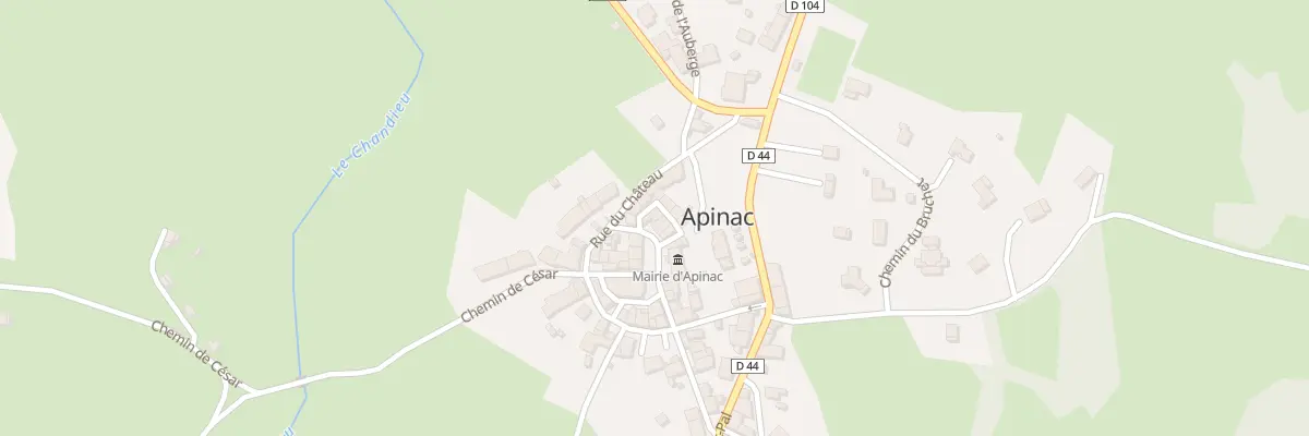 Plan du 132 Pl de l’Église à Apinac