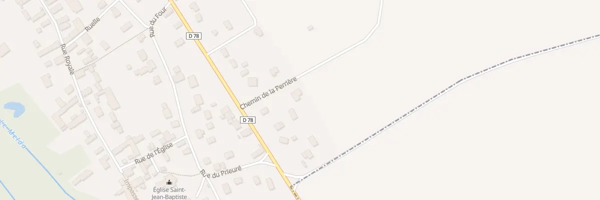 Plan du 8 Che de la Perriere à Villacerf